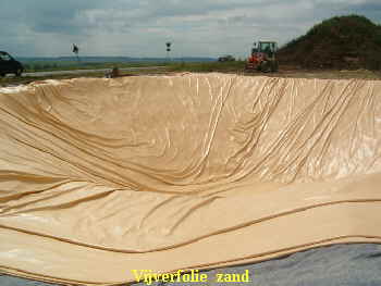 Vijverfolie PVC zand